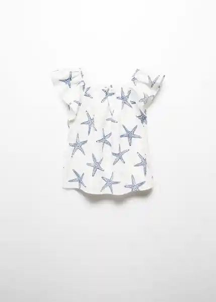 Vestido Stars Offwhite Talla 70 Niñas Mango