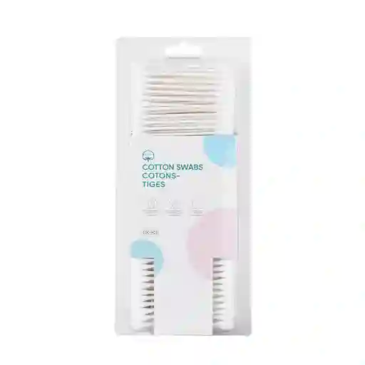 Copito de Algodón Con Palitos de Papel Serie Miniso