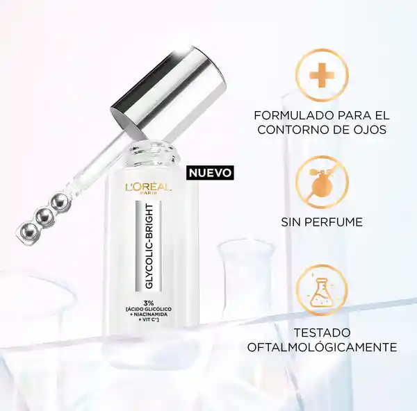 Serum ojos Glycolic Bright L'Oreal Paris