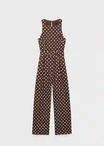 Enterizo Mono Romeo Chocolate Talla M Mujer Mango