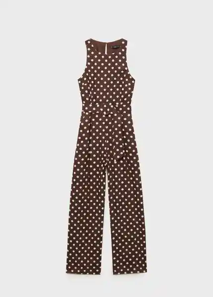 Enterizo Mono Romeo Chocolate Talla M Mujer Mango