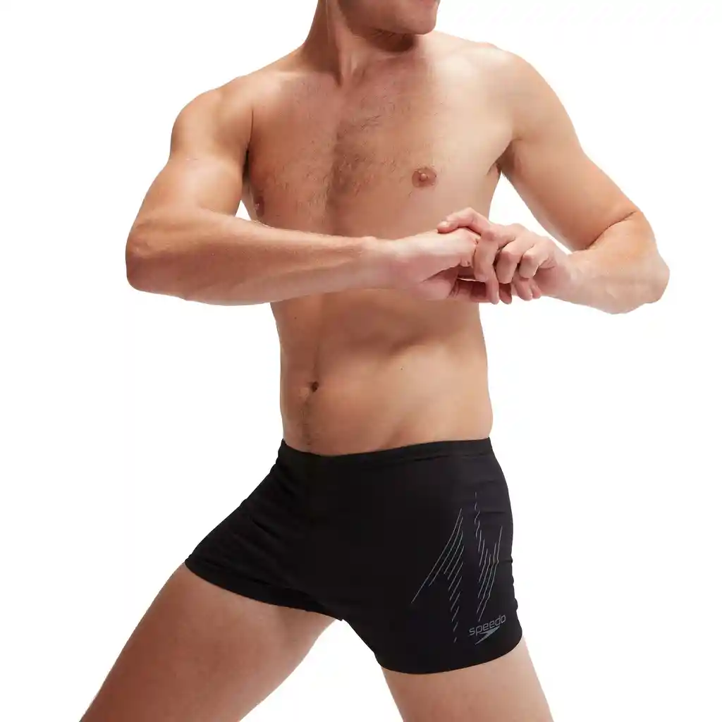 Pantaloneta de Baño Aquashort Hyperboom Placement Hombre Negro-38