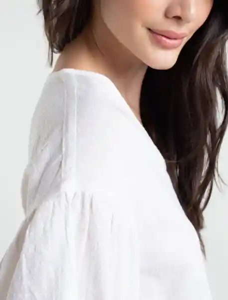  Camisa Cielo Crudo Puro Claro Mujer Talla S Naf-Naf 