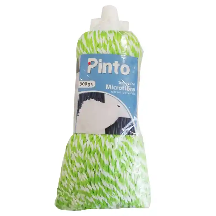Pinto Trapero de Microfibra Color Verde sin Mango