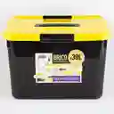 Great Plastic Caja Organizadora Bricho Negro 30 Lt 4271