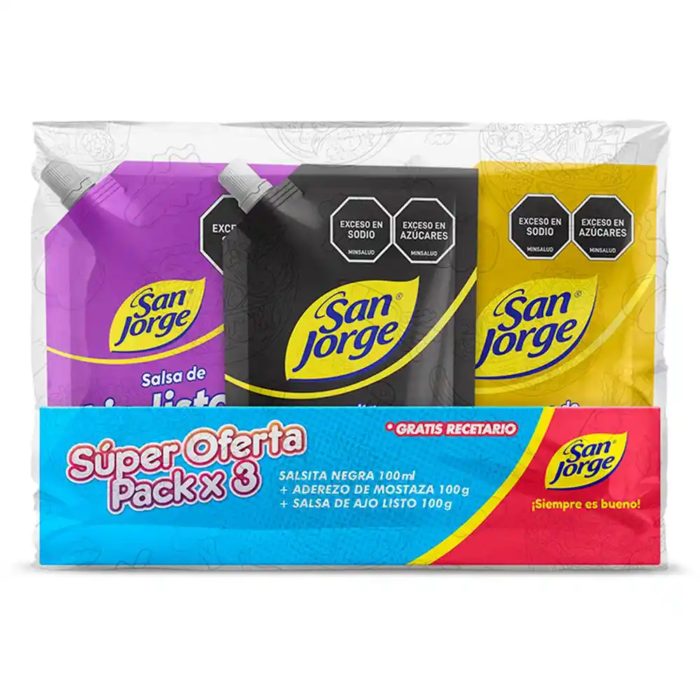 Oferta Salsa Negra Mostaza Ajo San Jorge