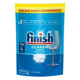 Detergente Finish Polvo Para Maquina Lavavajillas (1000 Gr)