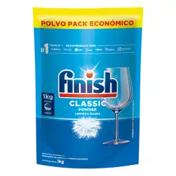 Detergente Finish Polvo Para Maquina Lavavajillas (1000 Gr)