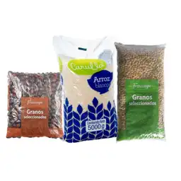 Combo Frijol Bola Roja + Lenteja + Arroz Blanco