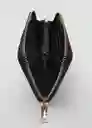 Billetera G Leonor Negro Talla 99 Mujer Mango