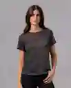 Camiseta Mujer Negro Noche Ultraoscuro Talla L 84426 Rifle