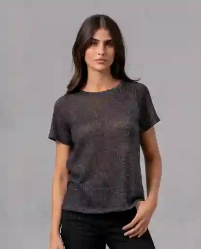 Camiseta Mujer Negro Noche Ultraoscuro Talla L 84426 Rifle