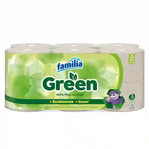 Papel Familia Higienico Green (444 Mts)