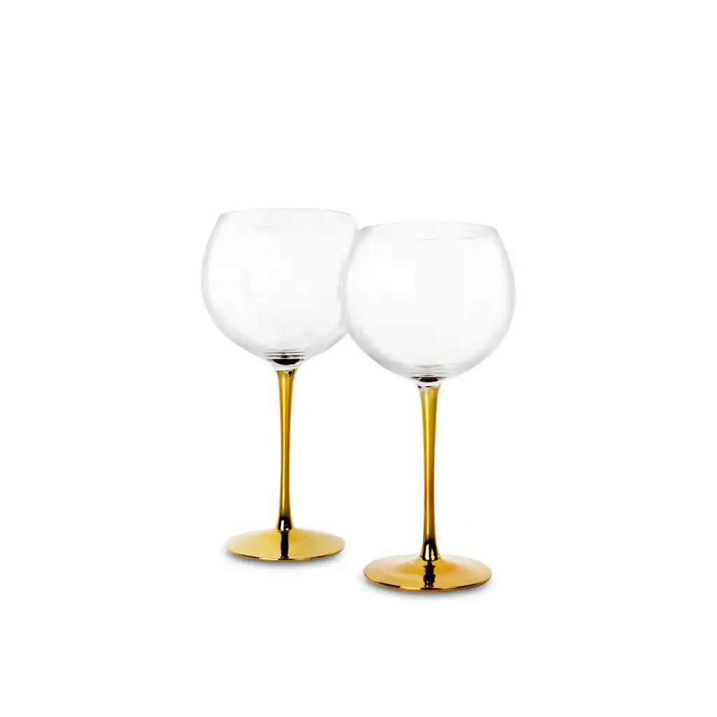 Copa Balón Pata Dorada Ambiente Gourmet