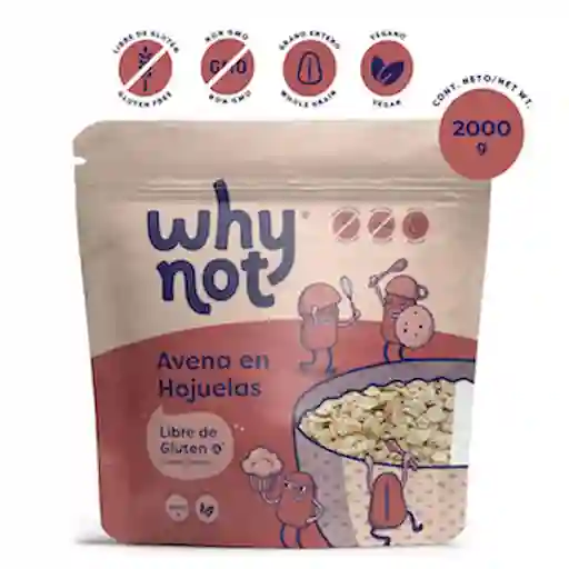 Why Not Avena en Hojuelas Libre de Gluten