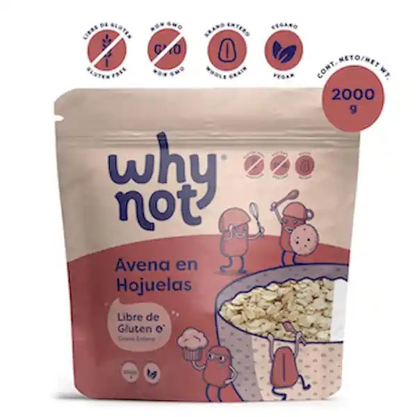Why Not Avena en Hojuelas Libre de Gluten