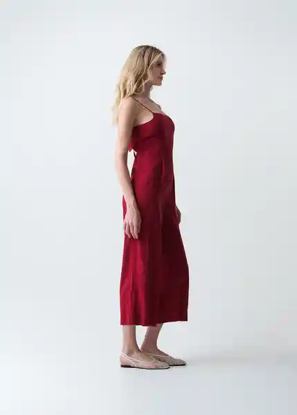 Enterizo Lexa Mujer Rojo Oscuro Rojo Rítmico Talla L 463G330 Naf Naf