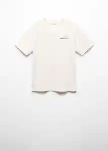 Camiseta Wander Off White Talla 19 Teen Niños Mango
