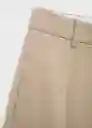 Pantalón Olivia Topo Talla 36 Mujer Mango