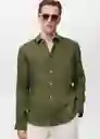 Camisa Parrot Verde Talla L Hombre Mango