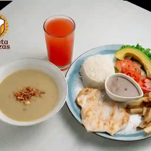 Menú del día con pechuga