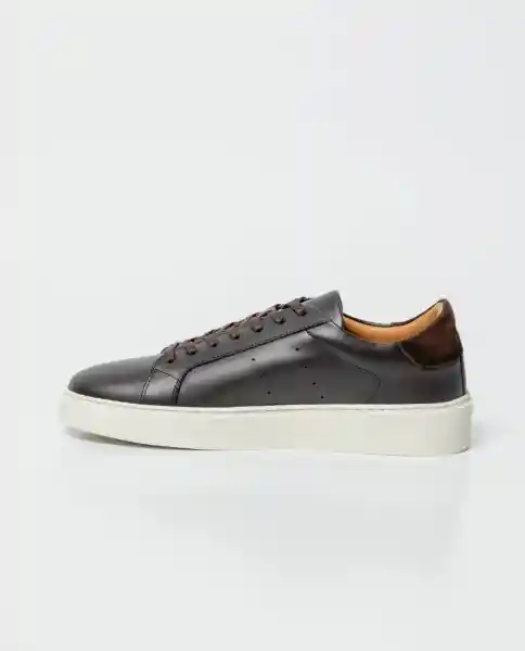Tenis Cortos Resort Negro Sombrio Ultraoscuro Talla 38 Chevignon