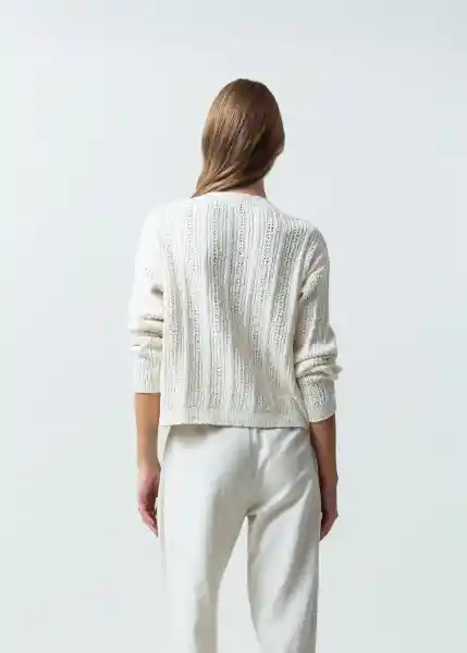 Suéter Tejido Mujer Crudo Abedul L 582G014 Naf Naf