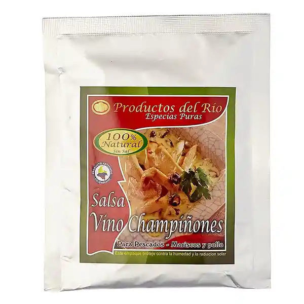 Productos Del Río Salsa Vino Champiñones