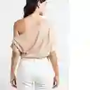  Saco Tejido Hortencia Beige Goma Medio Talla M Naf-Naf 