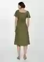 Vestido Red3 Khaki Talla M Mujer Mango