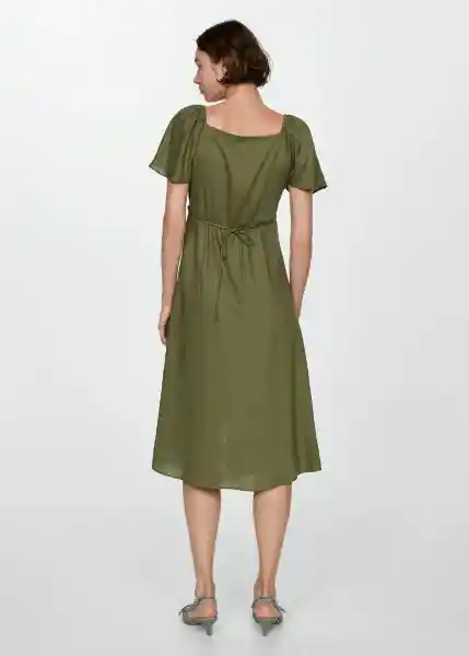 Vestido Red3 Khaki Talla M Mujer Mango