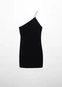 Vestido Xasil Negro Talla M Mujer Mango