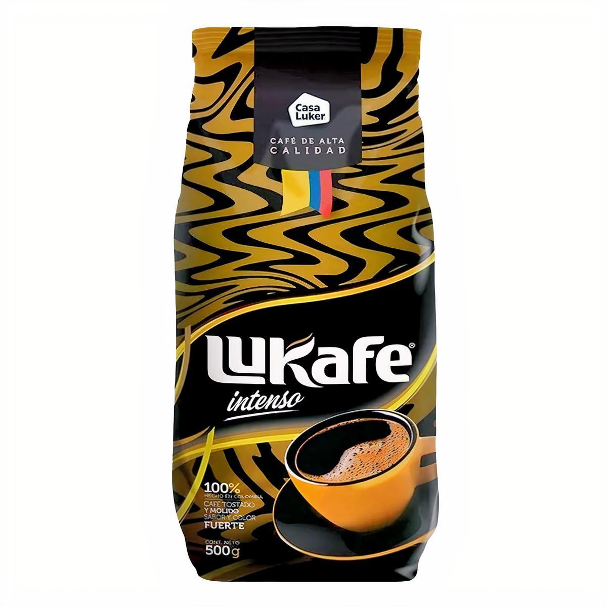 Lukafe Café Tostado y Molido Intenso Fuerte 500 g