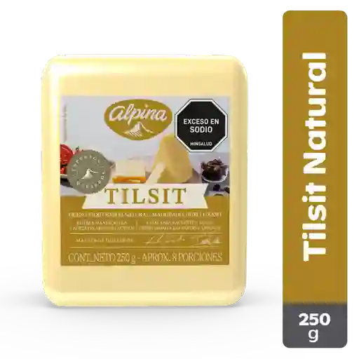 Queso Tilsit Alpina Natural Cuña 250 g
