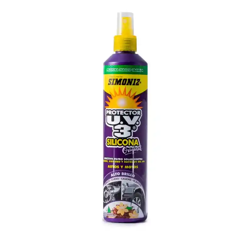 Simoniz Silicona Uv3 Picadura de Tabaco Vainilla 300 mL