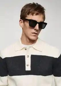 Camiseta Polo Vedder Offwhite Talla XL Hombre Mango