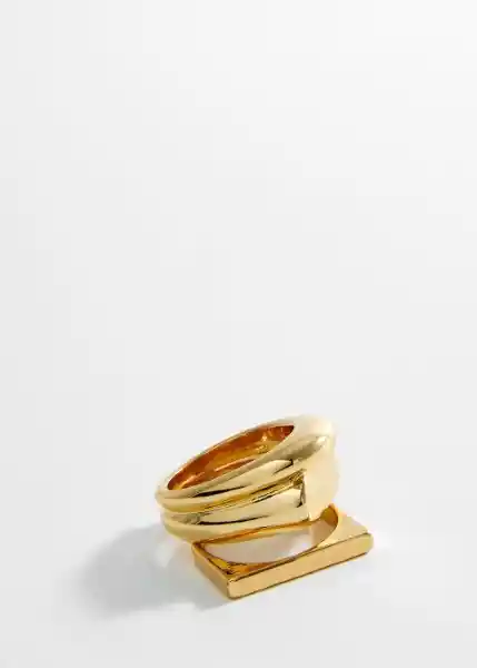 Anillo Marina Oro Talla L Mujer Mango