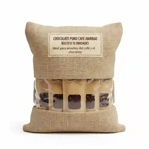 Bulto de chocolates de café amargo