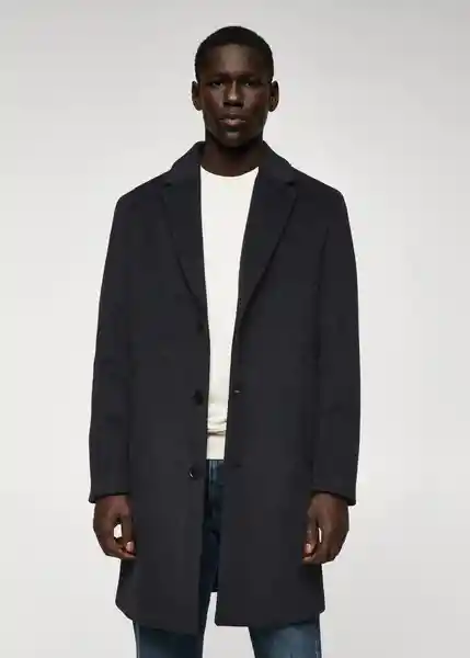 Abrigo Dalan Antracita Talla XL Hombre Mango