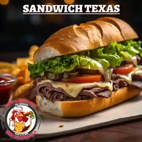 Sandwich Texas (Sandwich de Carne)