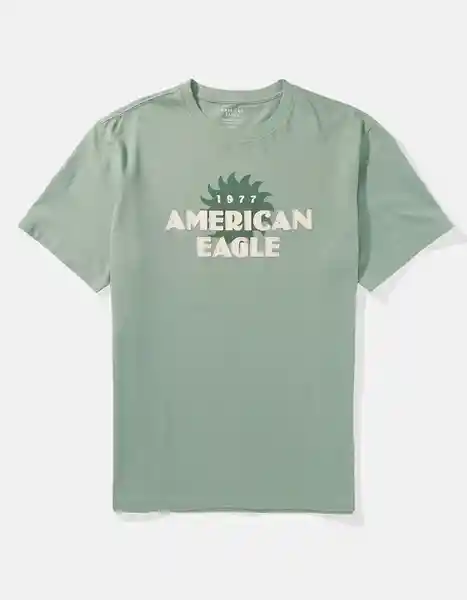 Camiseta Hombre Verde Talla Medium American Eagle 01813685