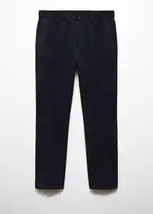 Pantalón Pluto Navy Talla 40 Hombre Mango