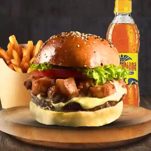 Combo Burger Chicharrona