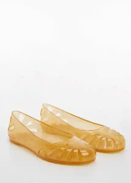 Zapatos Gel Oro Talla 36 Mujer Mango