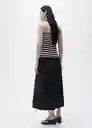 Vestido Nati Negro Talla S Mujer Mango