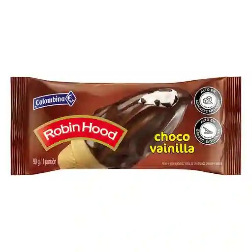 Robin Hood Cono Helado Sabor Chocolate con Vainilla