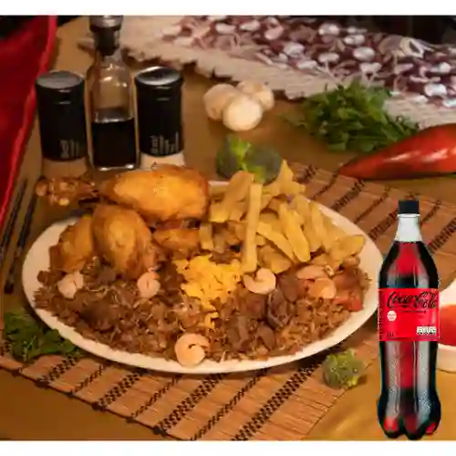 Combo Valenciana Especial + Coca Cola Sin Azúcar 1.5L