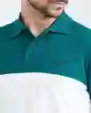 Camiseta Polo Verde Pluvisilva Ultraoscuro T. M Chevignon