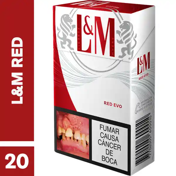 L&M Red ​x 20 Cigarrillos