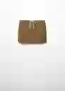 Falda Paula Beige Talla 34 Mujer Mango